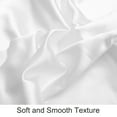 thumbnail image 2 of Ntbay 2 Pack Satin Toddler Pillowcases, Silky and Luxurious Travel Pillow Covers with Envelope Closure, 14" x 20", White, 2 of 5