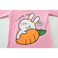 thumbnail image 2 of FEDPOP Girls Pajamas Graphic Pjs 100% Cotton Kids Clothes Sleepwear Sets 7T, 2 of 7