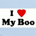 thumbnail image 2 of CafePress - I Love My Boo Infant Bodysuit - Baby Light Bodysuit, Size Newborn - 24 Months, 2 of 4