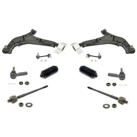 New Lower Control Arms Ball Joints Tie Rods Sway Bar for Nissan Maxima 00-03