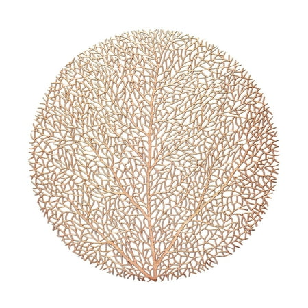 

Eyicmarn Table Mat Hollow Out Coral Patterns Placemat Heat Insulation Pad Table Decorations for Home Restaurant