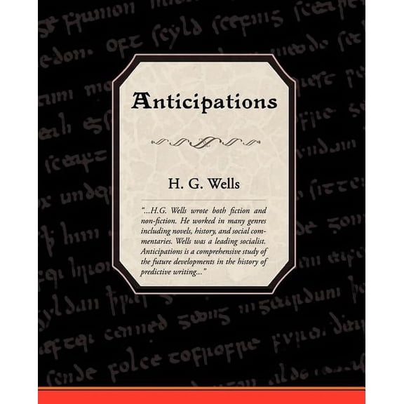 Anticipations (Paperback)