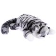 thumbnail image 2 of Grey Plush Cat Doll Tumbling Interactive Toy For Kids And Cat Lovers Perfect For Indoor Play 1Pack, 2 of 4