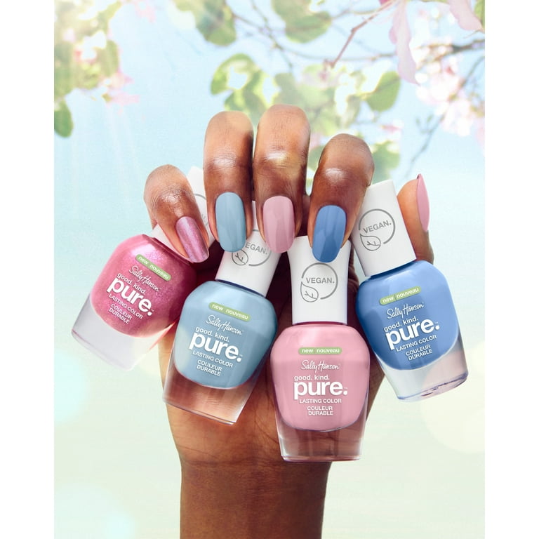 Sally Hansen Good.Kind.Pure. Vegan Nail Polish, Pink Cloud (Sheer 
