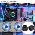thumbnail image 5 of Male to Female Extender Fitting G1/4 x 10mm for Computer Water Cooling System Black 4pcs, 5 of 6
