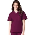 thumbnail image 1 of Maevn Unisex Core V-Neck TopWine, XXX-Large, 1 of 1