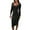 Black, variant on hotojiny Women's Bodycon Midi Dress Elegant Long Sleeve Slim Knitted Dresses Fashion Cocktail Party Club Dresses