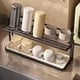 thumbnail image 5 of Bandeja de Drenaje de Hierro Forjado de Doble Capa, 1 Unidad, para Encimera, para Vasos de Vidrio, Tazas de Agua, Almacenamiento Multicapa., 5 of 5