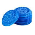 thumbnail image 1 of Soporte para pestañas de 100 Uds., cantidad abundante, paleta de pestañas ligeras de PVC, duradero, para principiantes, regalo para el hogar, Ayudas para vestirse con gancho de botón Azul Minnieouse  CE015313-06, 1 of 6