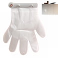 thumbnail image 2 of 100 Capacity Disposables Glove Wall Dispenser with Secure Clip Space Efficient Hanger For Service Area, Hygienic Disposables Glove Wall Dispenser For Preparation Area Kitchen(White,11x6.5"), 2 of 9
