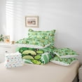 thumbnail image 6 of Castle Fairy Preppy Children Green Sea Turtle Bedding Comforter Set 7-Piece,Marine Animal King Bedding Sets,Cartoon Ocean Wildlife Ultra Soft Bed Sheets,Breathable Home Decor,Reversible, 6 of 8