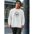thumbnail image 2 of All Seeing Eye Impression Sweatshirt Men -Image by Shutterstock, Male 3X-Large, 2 of 4