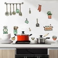 thumbnail image 4 of Wall Sticker Mural Kitchen Restaurant Kitchenware Fridge Wall Sticker Wall Decorative Stickers Removable Peel And Stick Wallpaper Decals Wall Wallpaper for Living Room Teacher Wall Decals Home Wall, 4 of 4