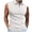 White, variant on Vedolay Crop Top Mens Summer Tops Casual Sleeveless O Neck Printed Tank Tops Blouse Spring Summer Men,Khaki 3XL