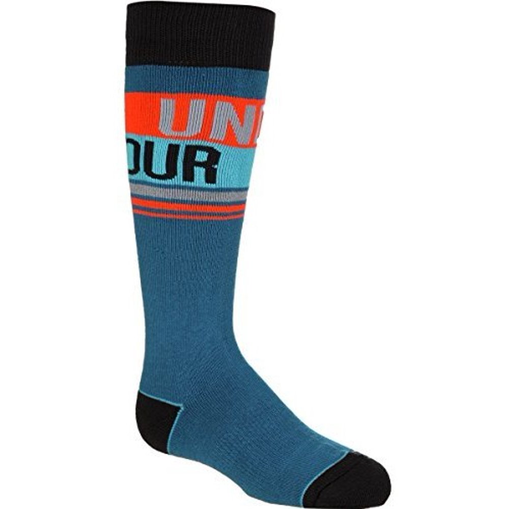Under Armour Under Armour UA MTN Retro Stripe OverTheCalf Ski Sock Boys' Peacock Blue, L