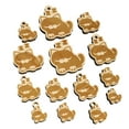 thumbnail image 1 of Round Cat Sleeping Wood Mini Charms Shapes DIY Craft Jewelry - With Hole - 25mm (7pcs), 1 of 7