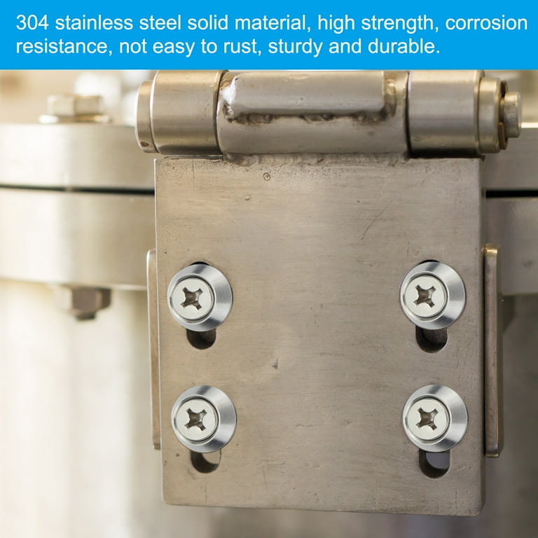 Uxcell M4 Finish Countersunk Washer 16mmx3.2mm 304 Stainless Steel Finishing Cup Washer Screw Bolt Head Gasket 10 Pack