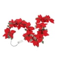 thumbnail image 3 of Luz decorativa navideña, luz de cadena de flores, 10 luces de cadena de flores, lámpara LED de cadena de Navidad probada profesionalmente, 3 of 8