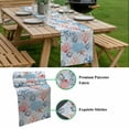 thumbnail image 5 of Blue Ocean Table Runner - 70 Inch Long, Kitchen Dining Table Runner Dresser Scarves, Summer Coastal Beach Nautical Octopus Corals Farmhouse Decor for Coffee Tables Wedding Party Banquet, 5 of 8
