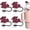 Bougie, variant on Bling Heart Straw Covers for Stanley Cup - 4Pack Rhinestone Diamond Valentines Day Straw Toppers, Sparkle Stanley Cup Accessories, Glitter Silver Pink Black Purple Valentines Basket Stuffers