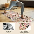 thumbnail image 4 of Boston Terrier Dog and Flower Florals Hot Yoga Mat Towel Non Slip for Hot Yoga - Quick-Drying Yoga Mat Cover with 4 Corner Pockets with Travel Bag - Hot Yoga Towel Non Slip 74"x26", 4 of 6