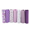 thumbnail image 2 of Spptty 7 Pcs 50*50cm Tissu en Coton DIY Carrés Assortis Kit de Literie Pré-Découpé Ensemble de Quarts, 2 of 9