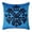 Blue, variant on Cushion Cover For Sofa, Blue 16"x16" (40x40 cm) Throw Pillow Covers, Silk Beaded Throw Pillows For Couch, Damask Pattern Modern Style - Damask Silk Blue