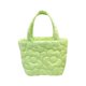 thumbnail image 5 of Bolso de mano para mujer, bolso de compras de gran capacidad, bolso decorativo con flores, bolso acolchado Verde Yuyangstore Monedero de hombro para mujer, 5 of 8
