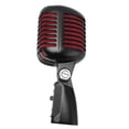 thumbnail image 1 of Microphone Dynamique Classique, Micro Rétro Cardioïde Angle Réglable avec Câble XLR et Étui de Protection, pour Performance de Scène Enregistrement Studio, 1 of 7