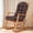 Brown, variant on Indoor Adirondack Chair Cushion with Non-Slip Bottom Strap, Comfortable Seat Pad for Indoor Rocking Chairs and Adirondack Furniture