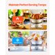 thumbnail image 3 of Juego de platos para buffet Hafing Dish VEVOR, 5 litros, paquete de 4 unidades, acero inoxidable, 3 of 9
