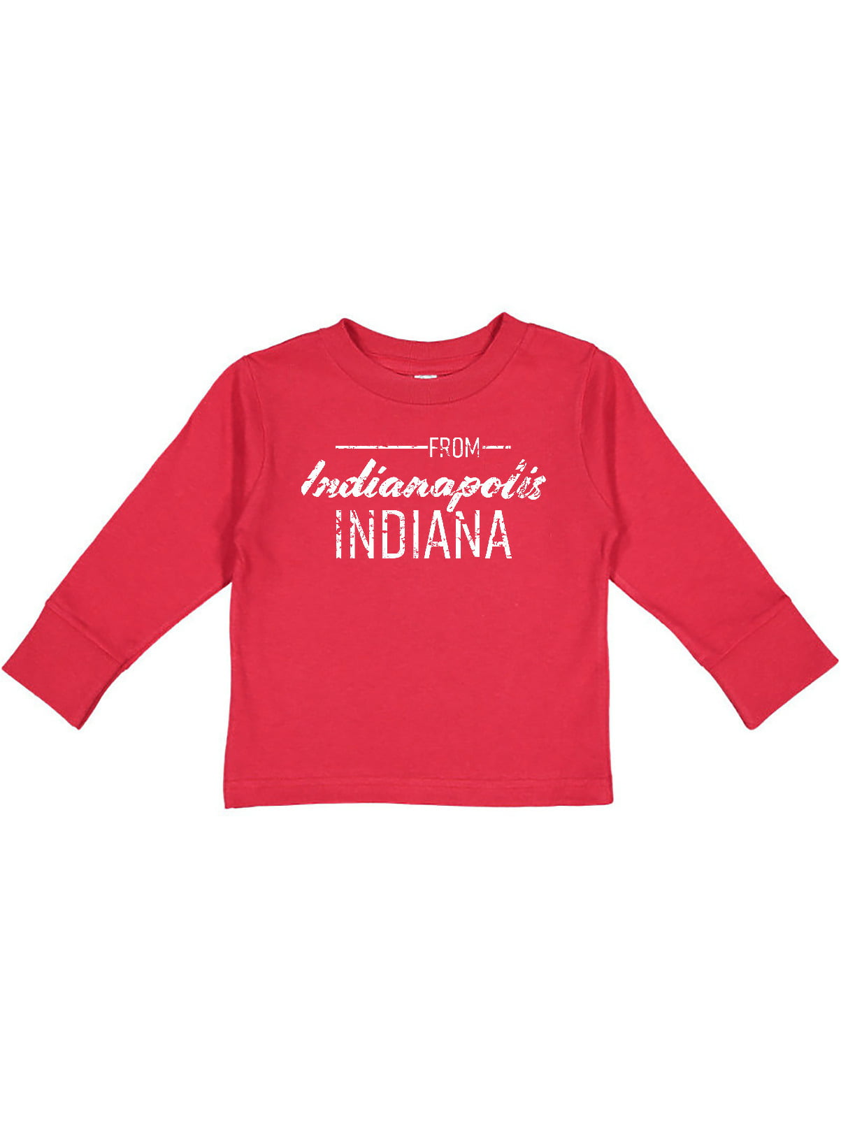 CERTONGCXTS Toddler Indianapolis Flag Octopus Shaped ComfortSoft Long Sleeve T-Shirt