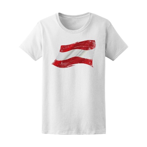 Flag Of Austria In The Wind Tee Men's -Image by Shutterstock