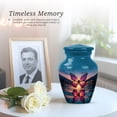 thumbnail image 6 of Butterfly Purple Urns For Ashes Adult Female Mother - Funeral Cremation Urns For Man And Woman - Blue Mini Urns For Human Ashes Adult - Small Urns For Human Ashes Keepsake Dad, 3 Inch, 6 of 7
