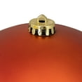 thumbnail image 3 of Northlight Burnt Orange Matte Shatterproof Christmas Ball Ornament 8" (200mm), 3 of 3