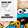 thumbnail image 4 of Sesame Street Cookie Crumbs Officially Licensed Beach Towel 30' X 60', 4 of 6
