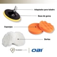 thumbnail image 4 of Kit de Borlas para Pulir Obi para Taladro Almohadilla Esponja 6 Pzs, 4 of 7