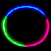 11N13BGPK Tri - Color Premium Glow Necklaces - Blue, Green And Pink - Set Of 50