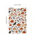 thumbnail image 4 of Thanksgiving Throw Blanket Fall Autumn Harvest Flannel Blanket 70x100cm Cute Pumpkin Maple Leaf Pattern Soft Cozy Plush Sofa Bed Camping Warm Lightweight Cover Holiday Decor Gift, 4 of 6