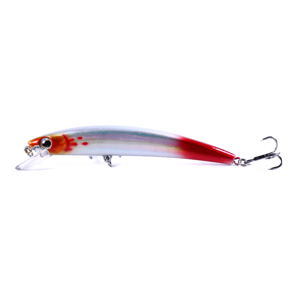 HENGJIA Fishing Lures Large Hard Bait Minnow VIB Lure with Treble Hook Life-Like Swimbait Fishing Bait Popper Crankbait Sinking Lure for Trout Bass Walleye Redfish, 6PCS