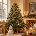 thumbnail image 5 of Hvmvliv 49 Pack Velvet Christmas Balls Flocked Tree Ornaments Plastic Hanging for Xmas Tree Holiday Decor, 5 of 8
