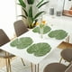 thumbnail image 5 of Bearachild 4x Tapetes De Comedor Con Decoraciones De Hojas Impermeables Y Resistentes Al Aceite Para Oficinas 3. Adecuados Para Hoteles Mostrada Plata, 5 of 6