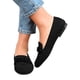 thumbnail image 1 of Sandalias de dedo cerrado para mujeres loafers Pump Flats zapatillas de ocio de verano, 1 of 3