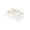 White, variant on Handheld Compartment Storage Box Detachable Divider Wooden Handle Stackable Matte Finish Multi Grid Organizer For Desktop Sundry Baby Supplies Arrangement(White)