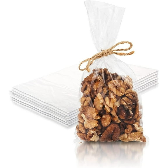 1000 Pack Clear Plastic Gusseted Bags 4" x 2" x 12" Side Gusset Bags 2.0 mil