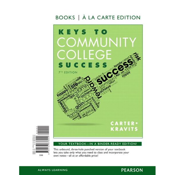 Keys To Community College Success Student Value Edition Walmart Com Walmart Com