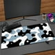 thumbnail image 5 of Kearding Alfombrilla de goma decorativa y práctica para teclado, alfombrillas de ratón para juegos, elegantes y funcionales Videojuegos y accesorios En blanco y negro, 5 of 6