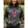 thumbnail image 3 of Casual Breast Cancer Awareness Hoodie for Men and Women, Unisex Pullover Hooded Sweatshirt, Comfortable Cotton Poly Blend, Support and Awareness Casual Outfit, 3 of 5