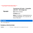 thumbnail image 2 of Transmission Cooler - Compatible with 2013 - 2016 Dodge Dart 2014 2015, 2 of 2