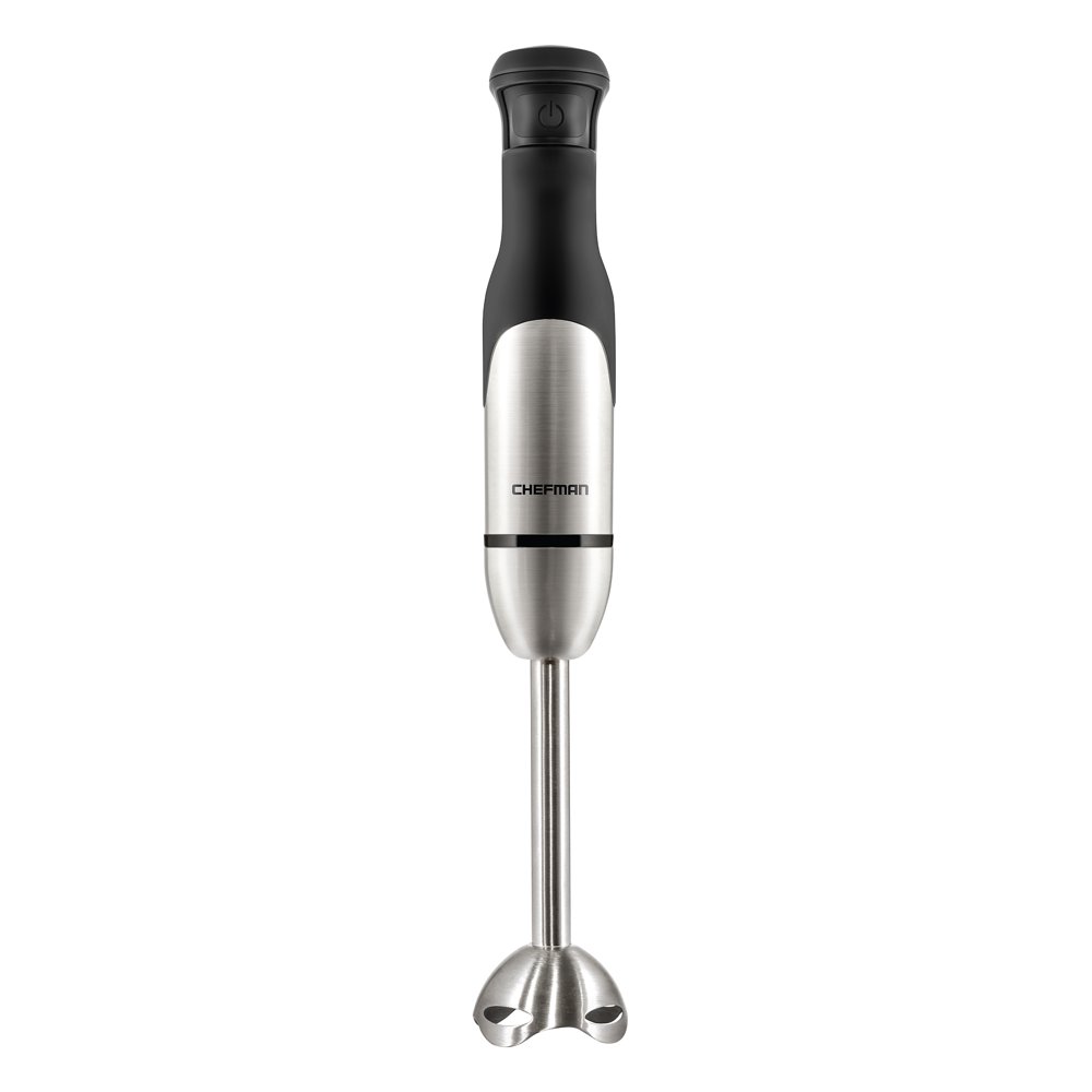Chefman Immersion Blender 300Watt Stick Hand Blender with Simple One